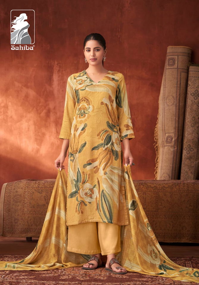 Riyan By Sahiba Staple Twill Digital Printed Dress Material Wholesale Shop In Surat